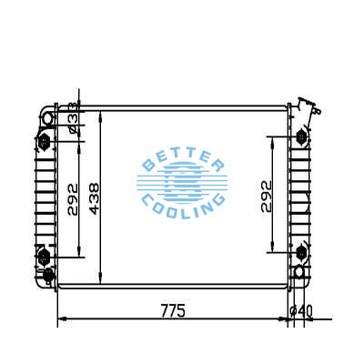 Auto Radiator For Cadillac 85-95 Deville/eldorado/fleetwood Dpi: 1048