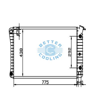 Auto Radiator For Buick 89-99 Lesabre/riviera/electra Dpi: 1202