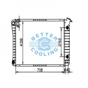 Auto Radiator For Mazda 94 B2300 Dpi: 1062