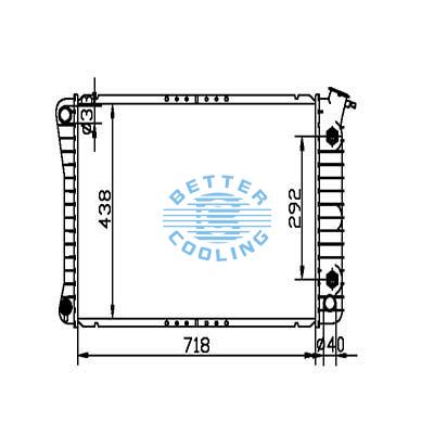 Auto Radiator For Buick 86-93 Lssabre/reatta Dpi: 1204