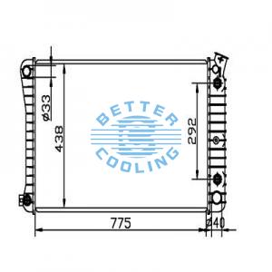 Auto Radiator For Chevrolet 91-93 Caprice Dpi: 1211