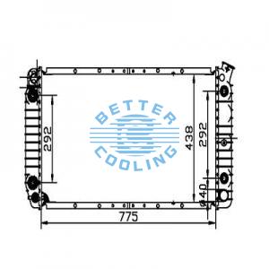 Auto Radiator For Kia 05-09 Tucson 2.7 07-09 Tucson 2.0 Dpi: 13070