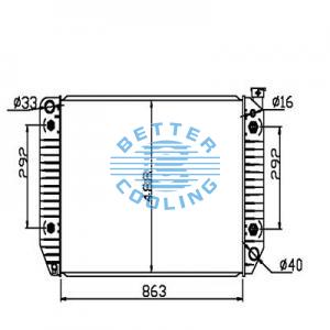 Auto Radiator For Toyota Tercel  87-90 Dpi: 1246