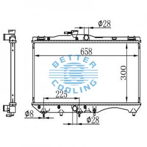 Auto Radiator For Ford  Dpi: 13339