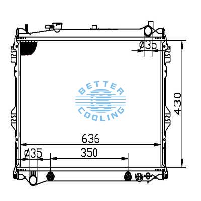 Auto Radiator For Mazda 89-95 Mpv Van Dpi: 1244