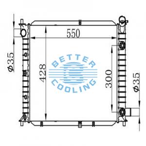 Auto Radiator For Mazda 95-02 Millenia Dpi: 2065
