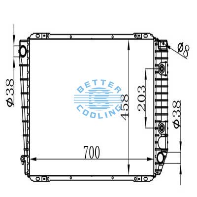 Auto Radiator For Lincoln 91-94 Town Car Dpi: 1279