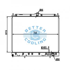Auto Radiator For Gmc Savana 1500 Dpi: 2792