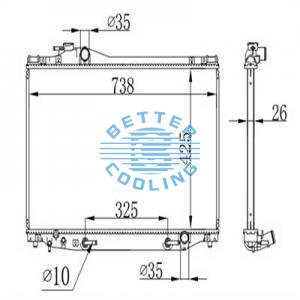 Auto Radiator For Ford 97 Expedition 97-98 Pickup(f-series) Dpi: 1997/2141