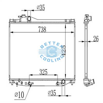 Auto Radiator For Lexus  Dpi: 1305