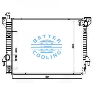 Auto Radiator For Volvo 03-13 Xc90/s60 Dpi: 2878