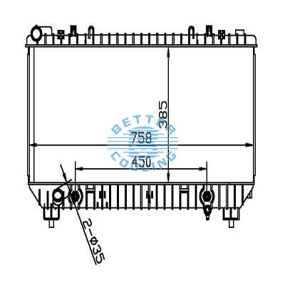 Auto Radiator For Chevrolet 10-11 Camaro Dpi: 13141