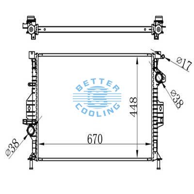 Auto Radiator For Ford  Dpi: 13352