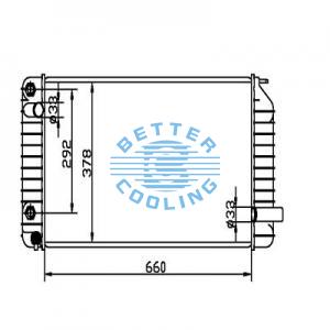 Auto Radiator For Mitsubishi 89-93 Galant Dpi: 233