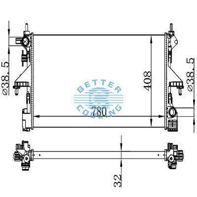Auto Radiator For Dodge  Dpi: 13448
