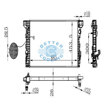 Auto Radiator For Ford Ford F-150 Series Dpi: 13510