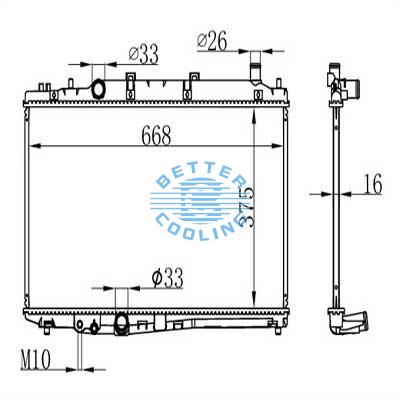 Auto Radiator For Honda  Dpi: 13539