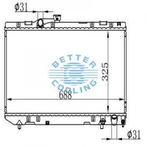 Auto Radiator For Chrysler 300m/intrepid/concorde 98-04  Dpi: 2184