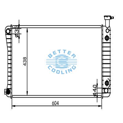 Auto Radiator For Pontiac 64-68 Lemans Dpi: 1679