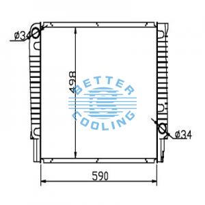 Auto Radiator For Buick 85-87 Lesabre/electra Dpi: 908