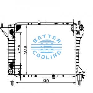 Auto Radiator For Mercedes Benz 82-85 300se Dpi: 473