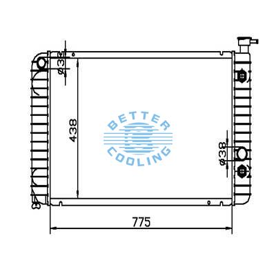 Auto Radiator For Buick 95-96 Riviera Dpi: 1777