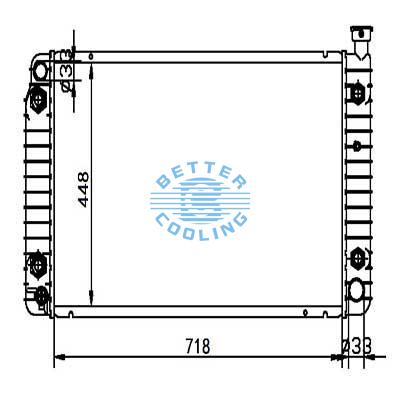 Auto Radiator For Chevrolet 96 Lumina Apv Dpi: 1780