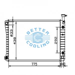 Auto Radiator For Cadillac 82-86 Cimarron Dpi: 977