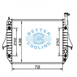 Auto Radiator For Toyota Celica  90-93  Dpi: 1407