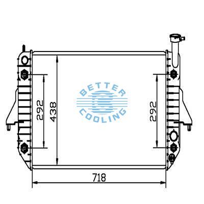 Auto Radiator For Gmc 96-05 Safari Dpi: 1786