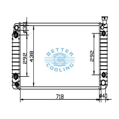 Auto Radiator For Chevrolet 96-99 C/k 1500/2500/3500 Dpi: 1790