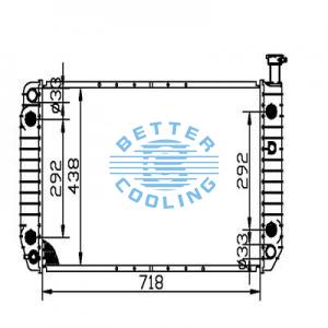 Auto Radiator For Pontiac 96 Trans Sport Dpi: 1799