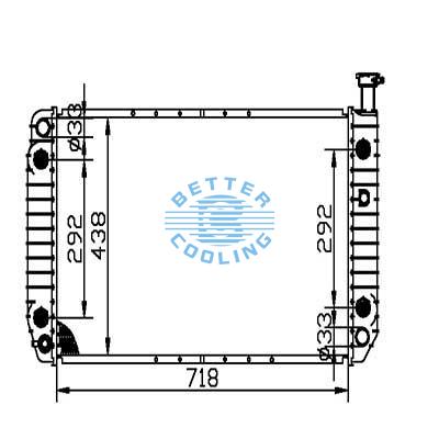 Auto Radiator For Pontiac 96 Trans Sport Dpi: 1799