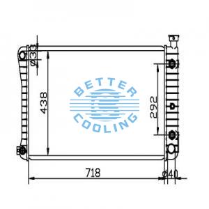 Auto Radiator For Gmc 94-00 Yukon   Dpi: 2317