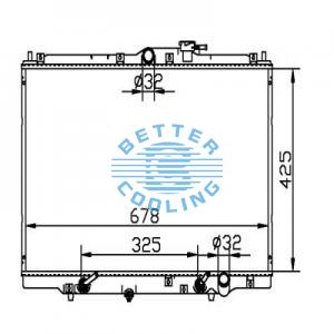 Auto Radiator For Ford 85-94ranger 91-97 Explorer Light Truck/van Branco 85-92 Mt Dpi: 897
