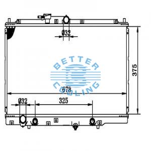 Auto Radiator For Cadillac 98-00 Seville Dpi: 2279/2513