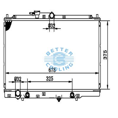 Auto Radiator For Acura Cl 97-99  Dpi: 1827