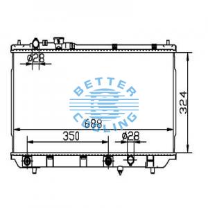 Auto Radiator For Buick 86-93 Lssabre/reatta Dpi: 1204