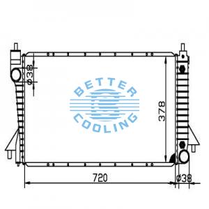Auto Radiator For Gmc 88-99 C/k 1500/2500/3500 Dpi: 1694/624