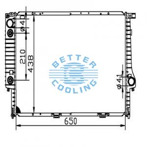 Auto Radiator For Mitsubishi 06-09 Raider Dpi: 2883