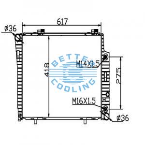 Auto Radiator For Mitsubishi Lancer 03 Dpi: 2676