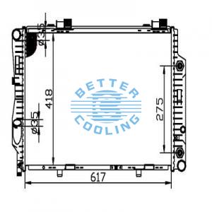 Auto Radiator For Hyundai Sonata 2.4l I4 15- Mt Dpi: 13457