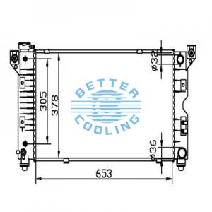 Auto Radiator For Bmw 88 535i  87-92 735i/735il  Dpi: 942