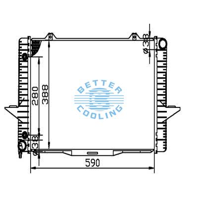 Auto Radiator For Volvo 850 2.01 20v 91 Dpi: 1851