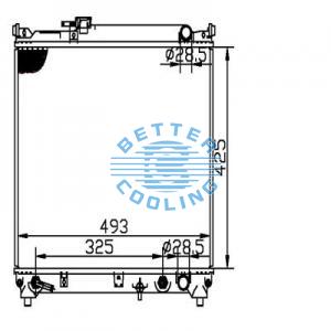 Auto Radiator For Hyundai Elantra 07 At/ I30 07- Dpi: 2928