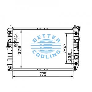 Auto Radiator For Chevrolet 91-93 Caprice Dpi: 1212