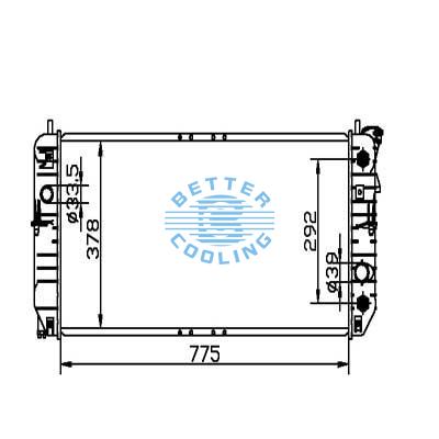 Auto Radiator For Buick 97-04 Park Avenue Dpi: 1880