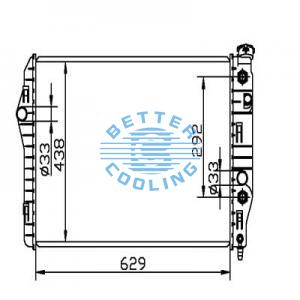 Auto Radiator For Dodge Intrigue Gl V6 3.5l 99-02 At Dpi: 2421