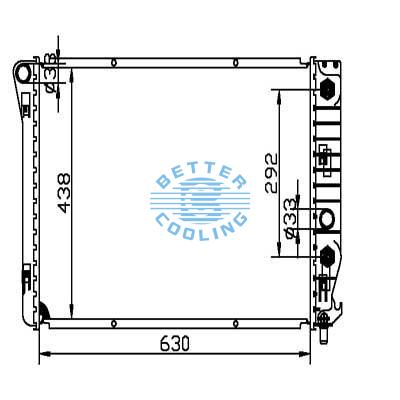 Auto Radiator For Chevrolet Corvette 97-04 Dpi: 1885