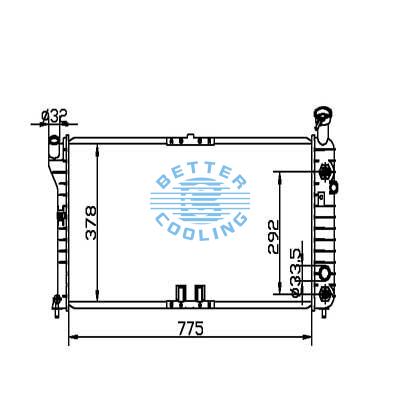 Auto Radiator For Buick Regal/century 97-99 Dpi: 1887
